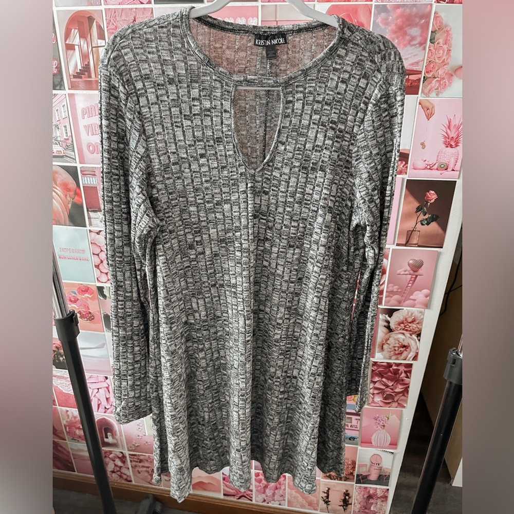 Kristin Nicole Grey Dress